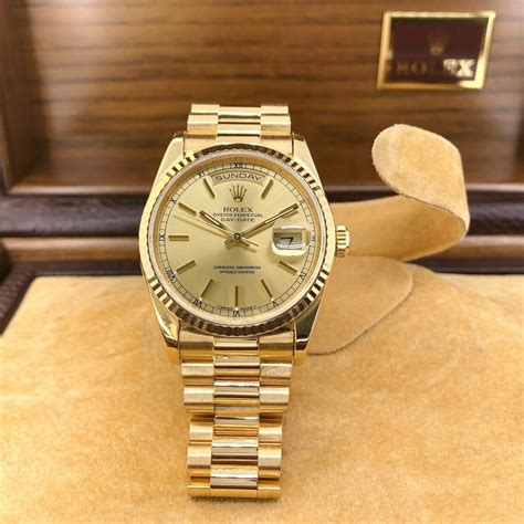 rolex presidential gold 36mm.